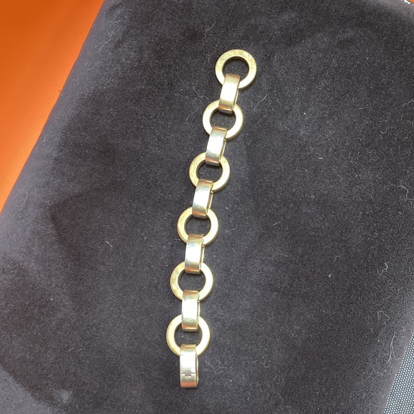 Vintage 60s chunky bracelets- brass - Picture 4 of 4